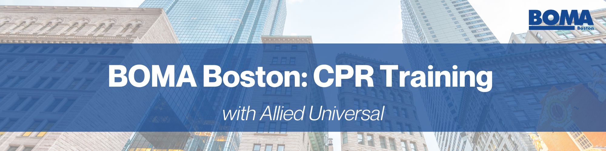 BOMA Boston: CPR Training with Allied Universal